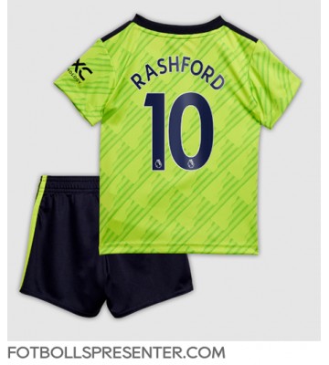 Manchester United Marcus Rashford #10 Tredje tröja Barn 2022-23 Kortärmad (+ korta byxor)